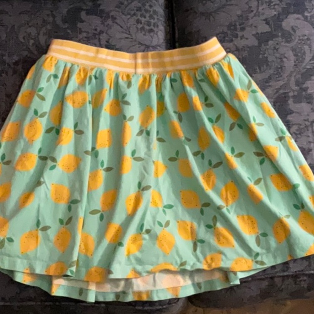 Cute Hannah Andersson Lemon Skirt With Shorts Underneath